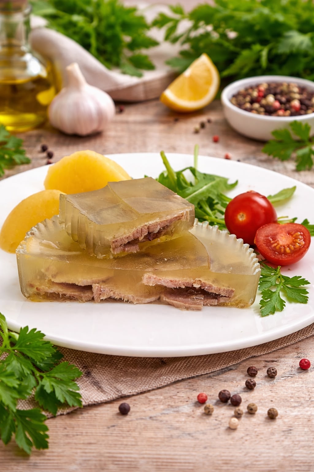 Языки свиные в желе